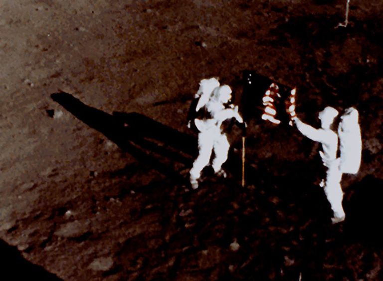 Neil Armstrong ja Buzz Aldrin Kuul. Foto: Scanpix