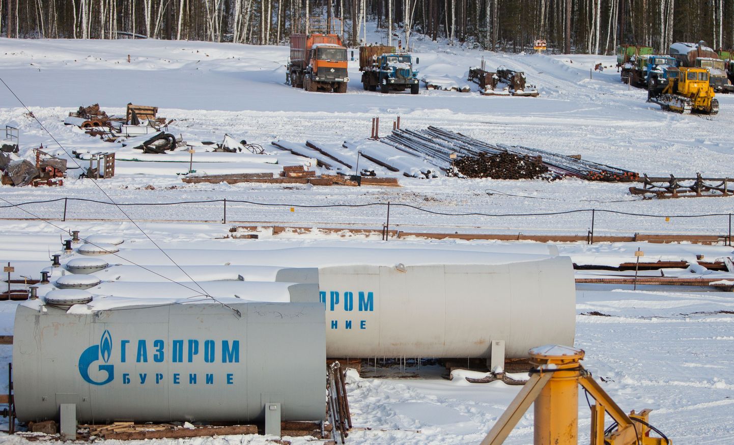 Gazpromi uue gaasileiukoha väljaarendamine Irkutski regioonis.