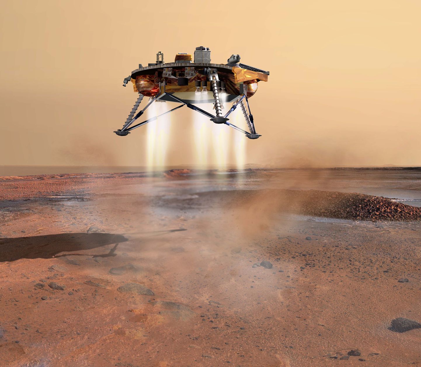 Kunstniku nägemus Marsil maandumisest