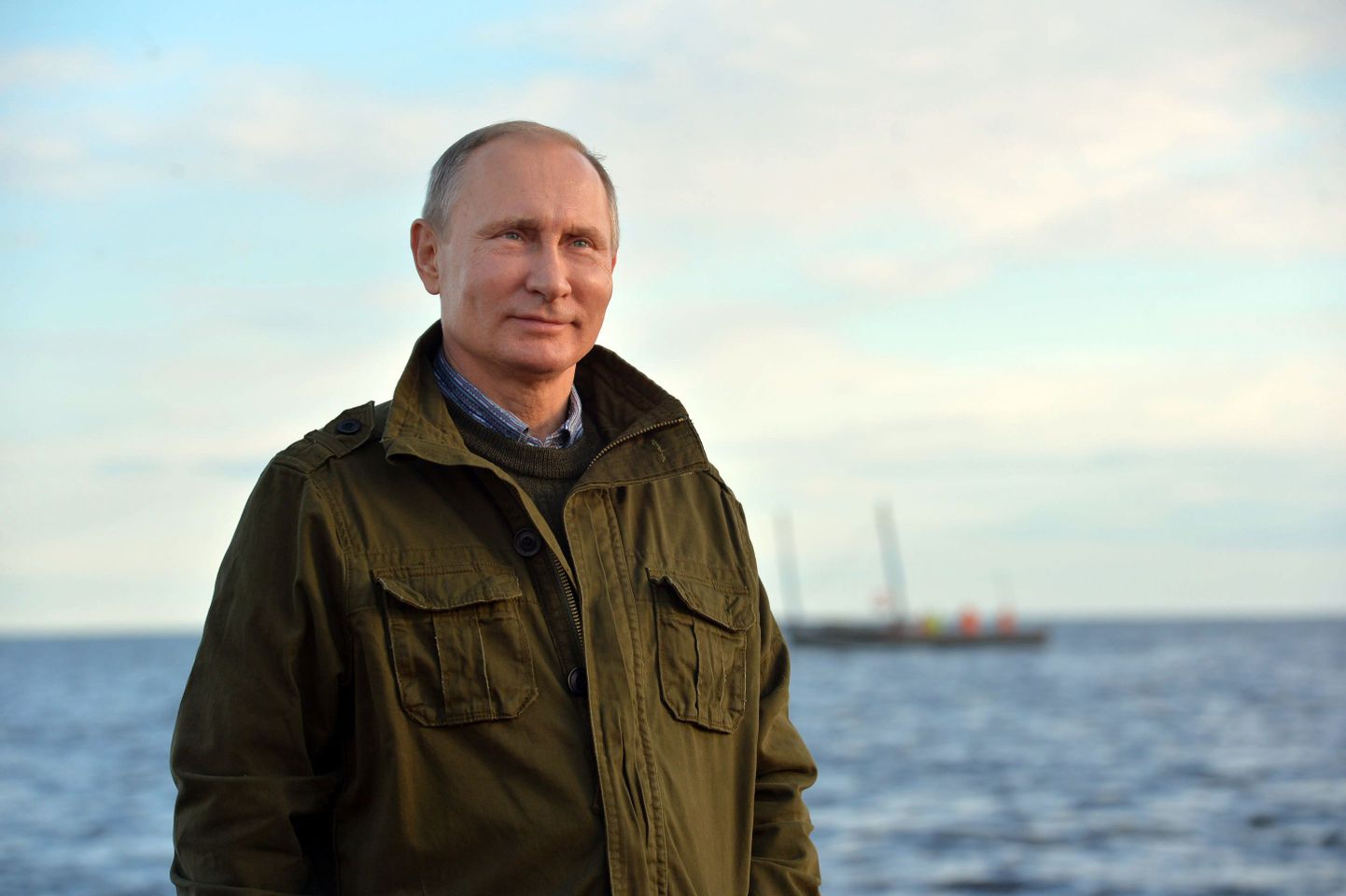 Vene president Vladimir Putin hiljutisel väljasõidul Ilmjärve ääres.