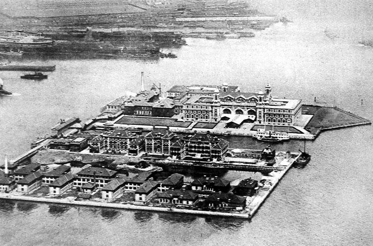 USA New Yorgi Ellise saare migratsioonikeskus 20. sajandi alguses