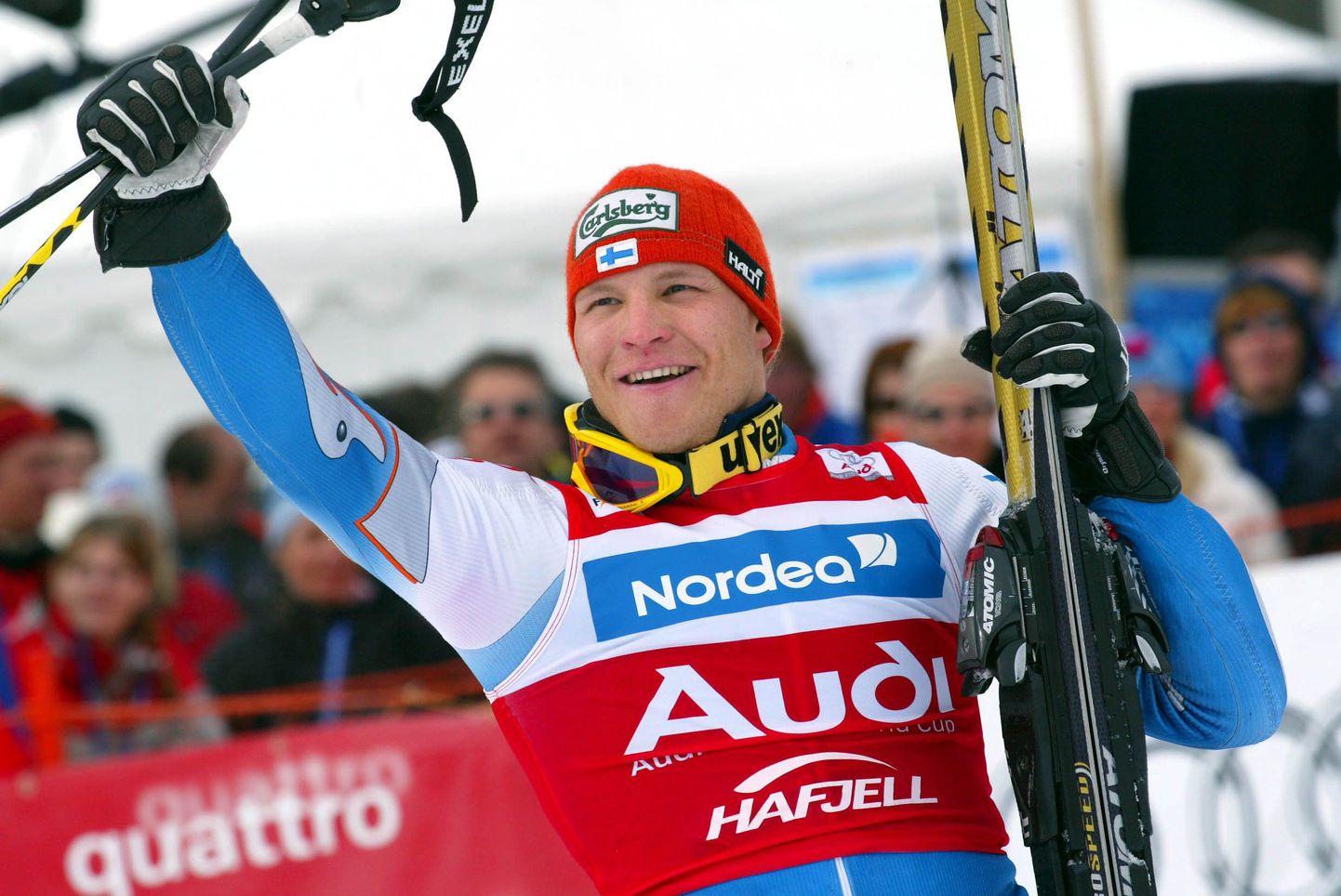 Kalle Palander 2003. aastal Norras päras võidukaid võistlusi.