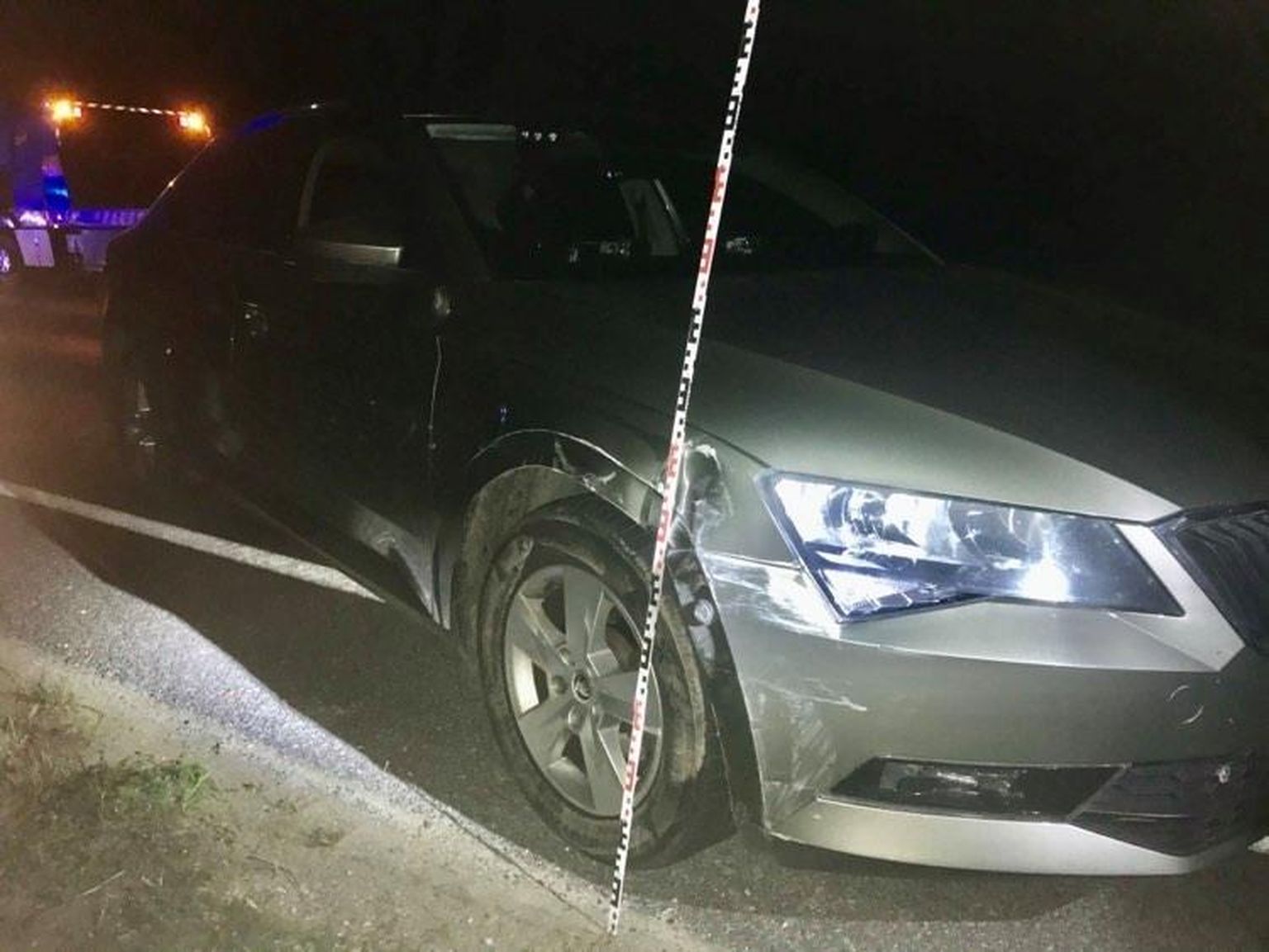 Politseiauto sai tagaajamise käigus viga.