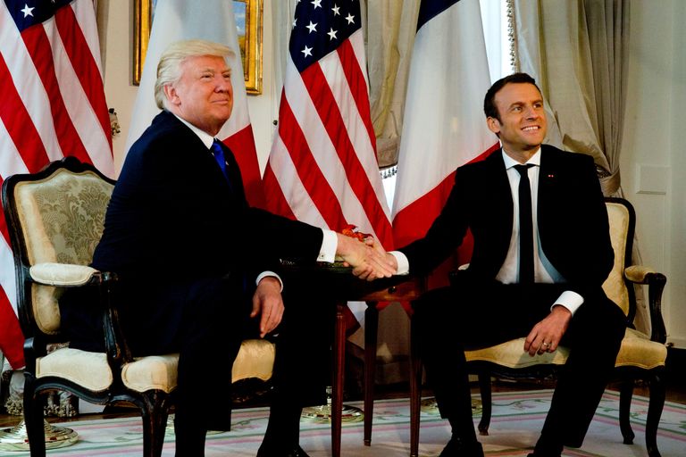 Donald Trump ja Emmanuel Macron kohtusid Brüsselis