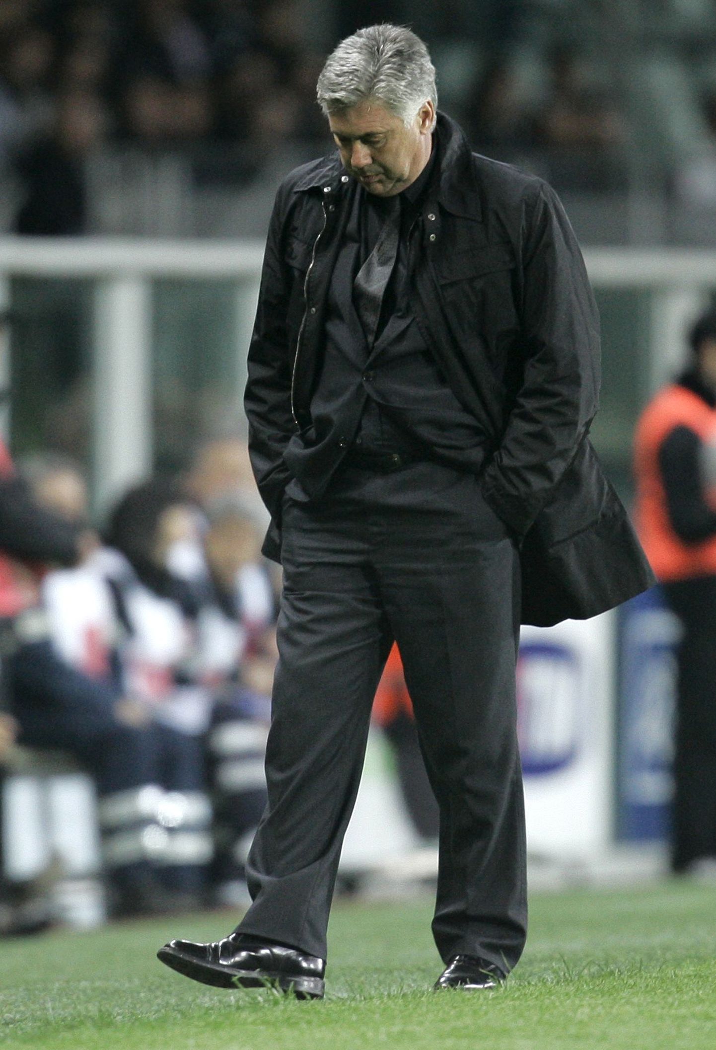 AC Milani peatreener Carlo Ancelotti.