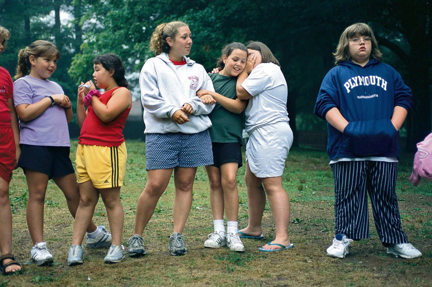 Kas meie tulevik?  Need siin pildil on Ameerika ülekaalulised lapsed tüsedatele teismelistele mõeldud laagris, kus nad õpivad liikuma ja tervislikult toituma.