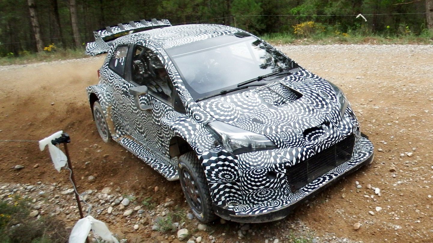 Toyota Yarise WRC-masin.