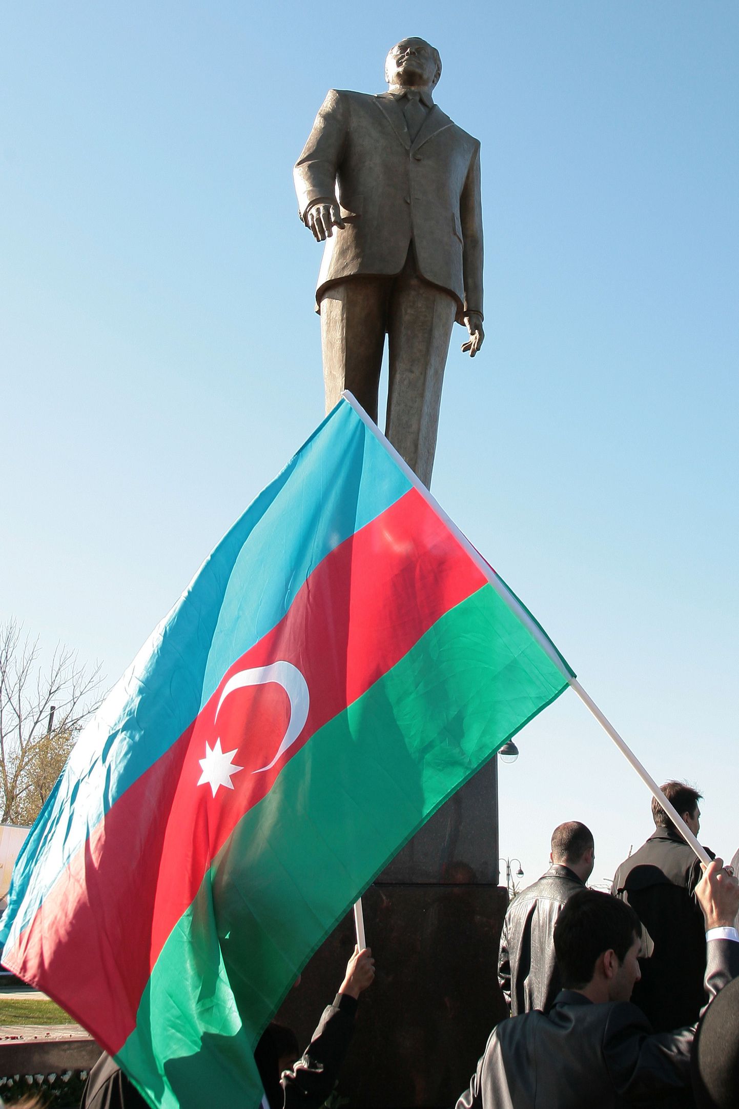 Aserbaidžaani lipp.