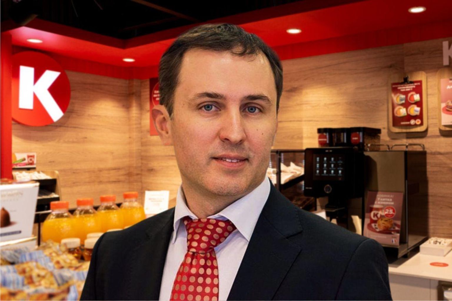 Circle K Eesti uus juht Yuri Bryantsev.