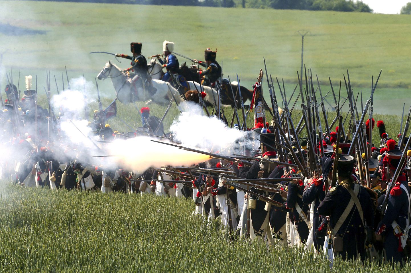 Napoleoni sõdade mäng Prantsusmaal 31. mail 2014.