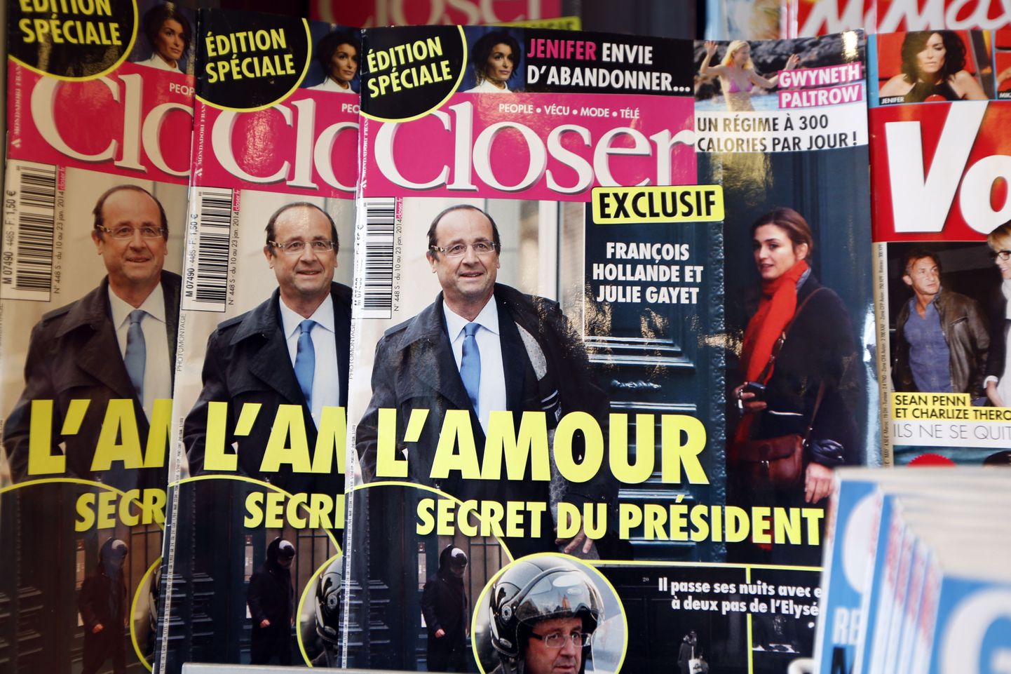 Ajakiri Closer maksab Prantsuse presidendi väidetavale armukesele kahjutasu