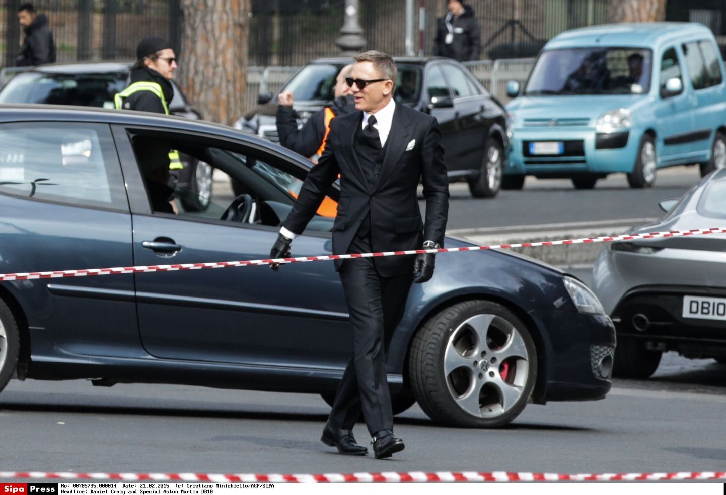 Uue Bondi filmi «Spectre» võtted Roomas. Peatagelast James Bondi mängib Daniel Craig