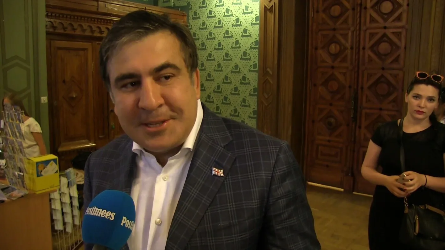 Губернатор Одесской области Украины Михаил Саакашвили.