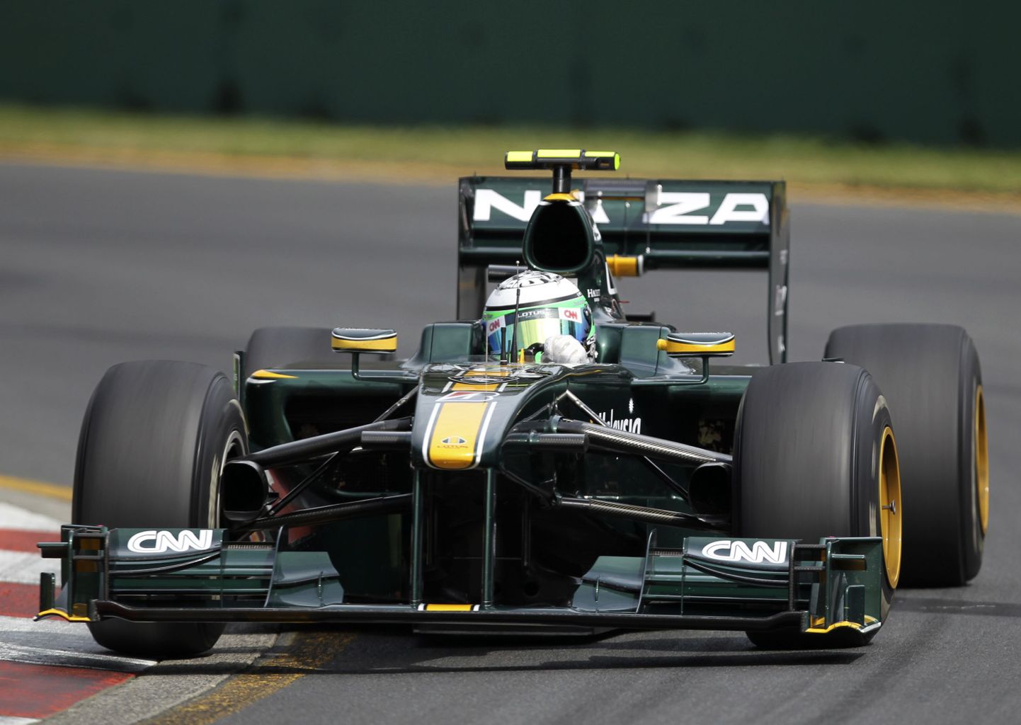 Heikki Kovalainen Lotuse roolis.