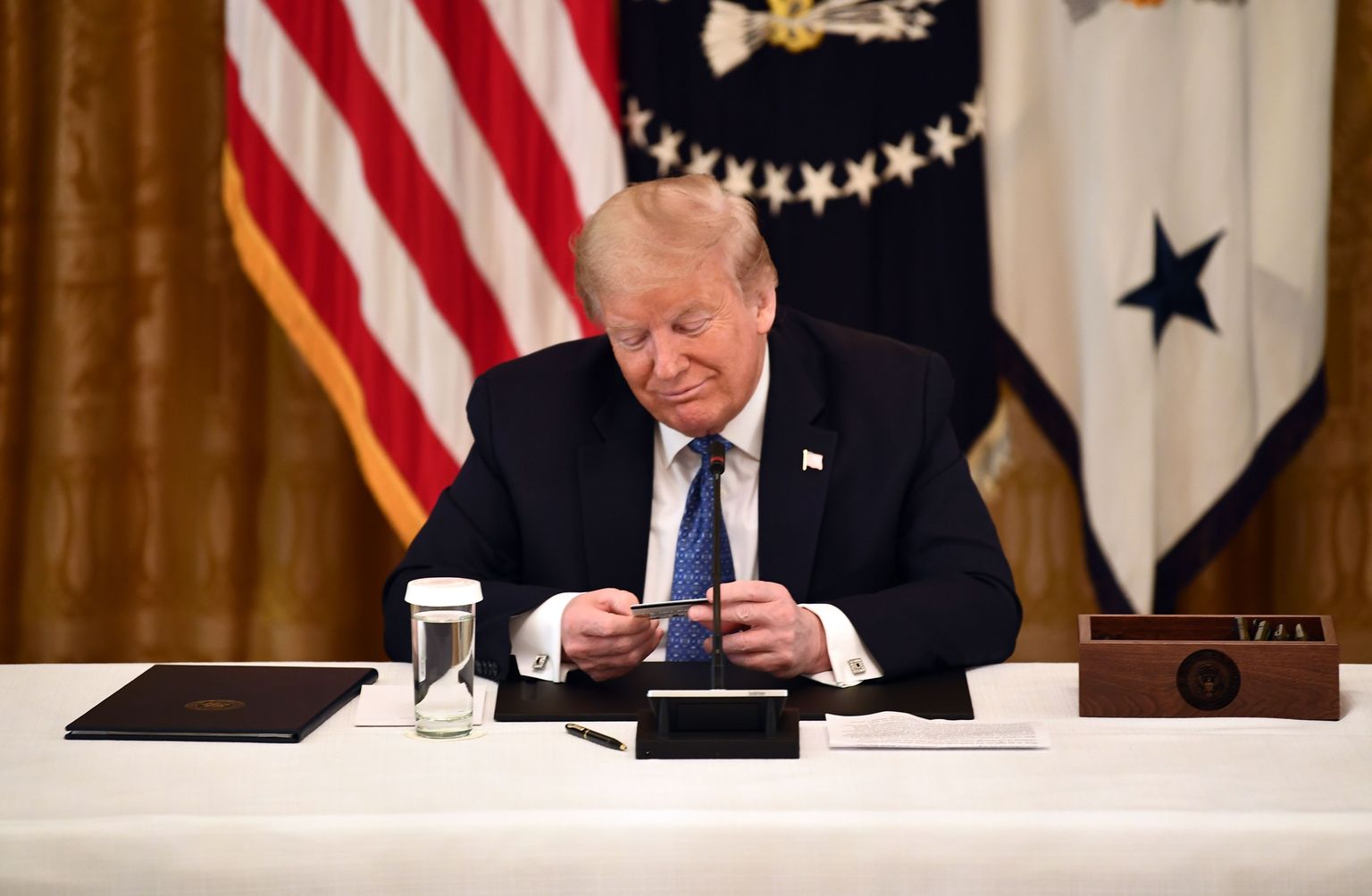 USA president Donald Trump.