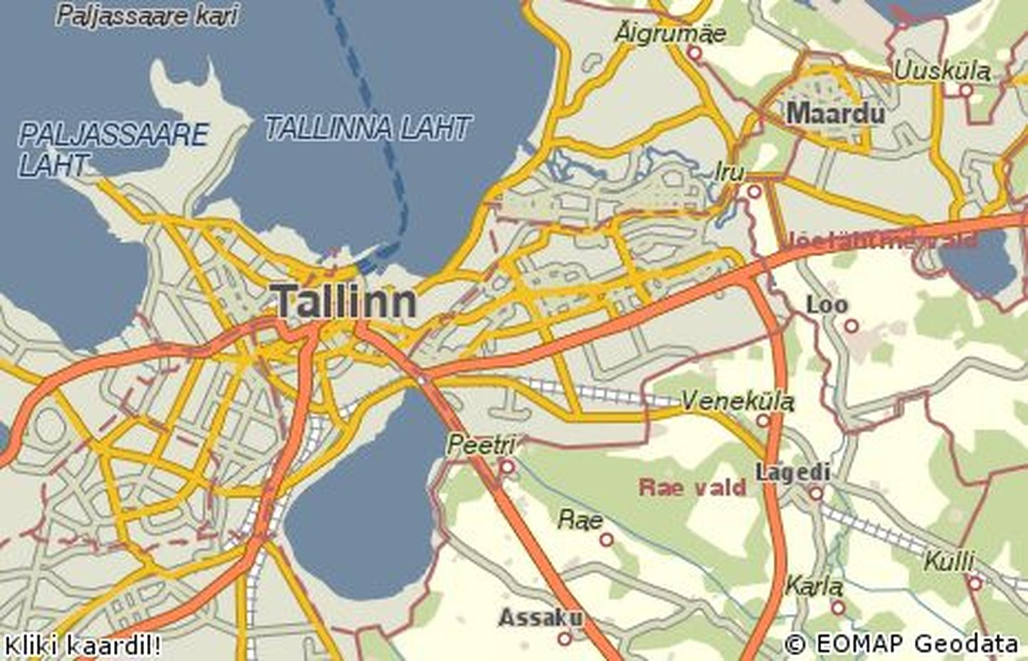 Tallinn kaardil