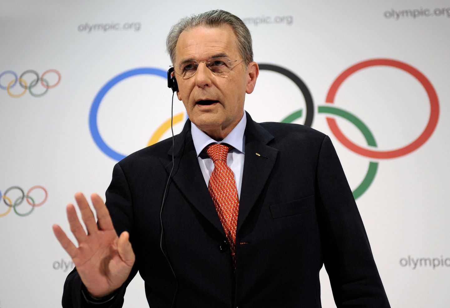 Rahvusvahelise Olümpiakomitee president Jacques Rogge.