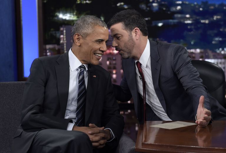 Barack Obama ja Jimmy Kimmel