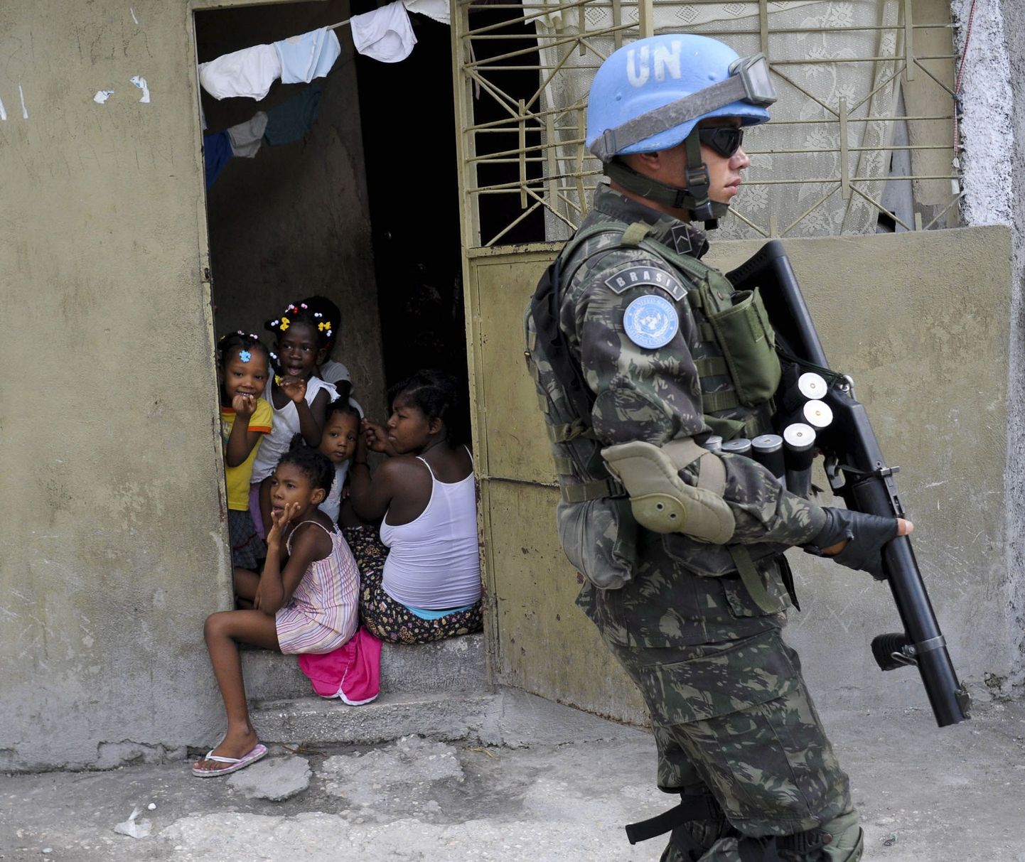 Brasiilia rahuvalvaja Haitil.