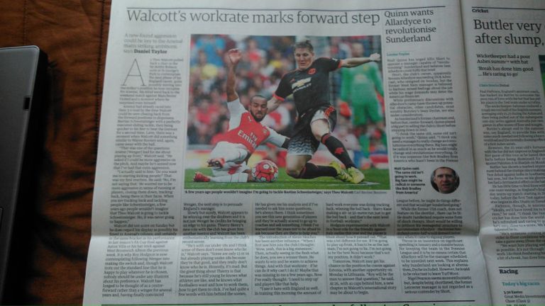 The Guardiani pikem eelvaade mänguks Eestiga keskendub Theo Walcotti rollile.