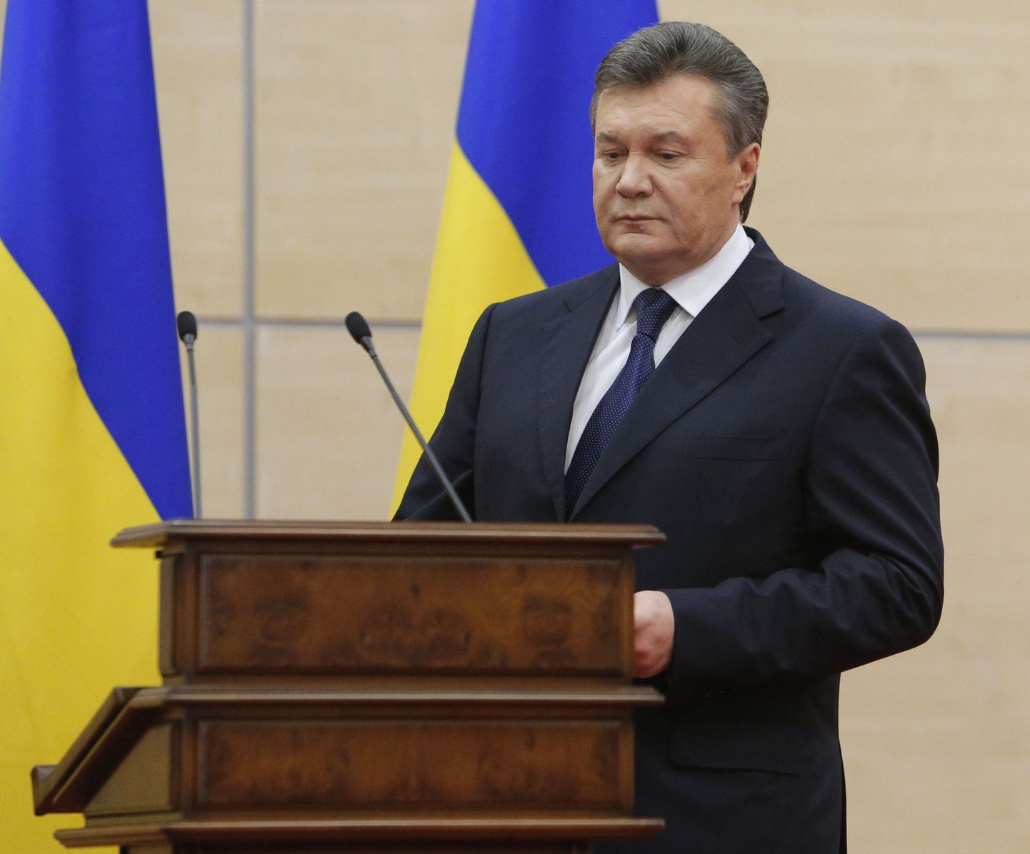 Viktor Janukovõtš 11. märtsil Doni-äärses Rostovis.