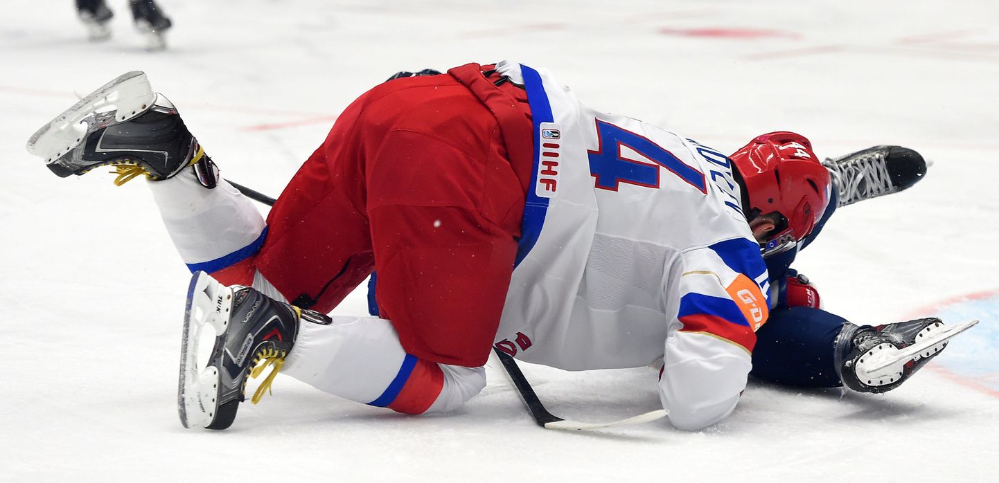 Venemaa jäähokikoondis on MMil hädas vigastustega.