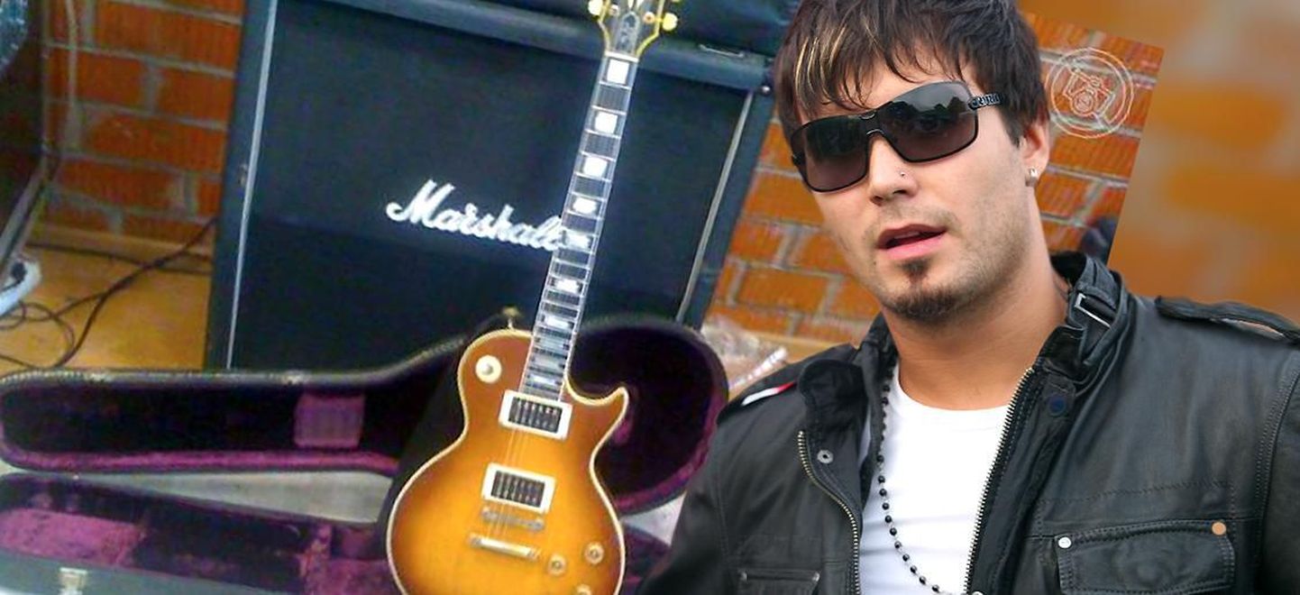 Kristjan Kasearu müüb oma pilli Gibson Les Paul Custom