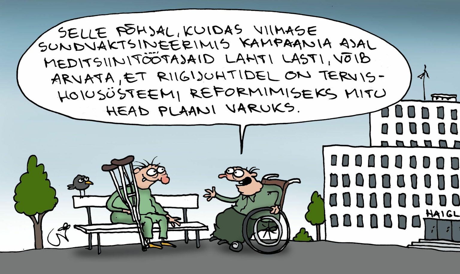 Urmas Nemvalts joonistab. FOTO: Urmas Nemvalts