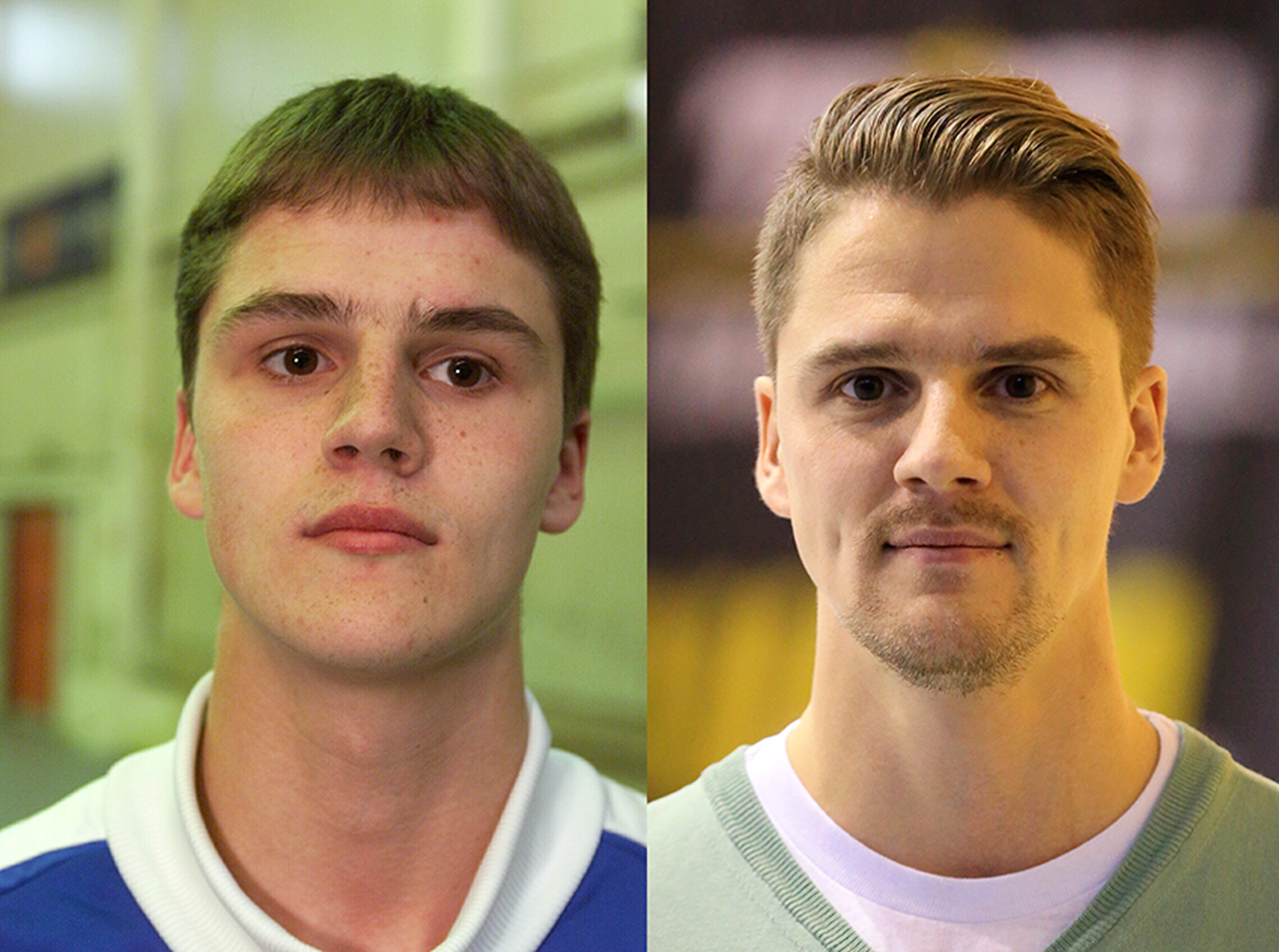 Marek Doronin aastatel 2001 ja 2016.
