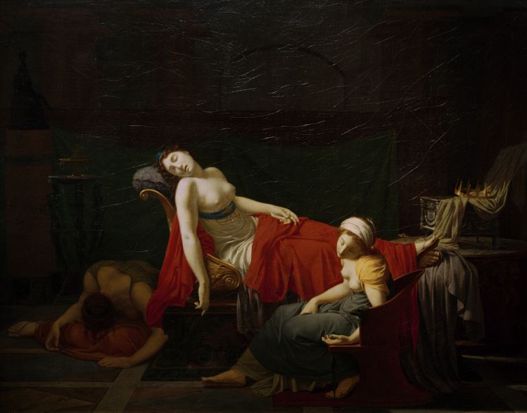 Kleopatra enesetappu kujutav 18. sajandi maal, mis asub Saksamaal Düsseldorfi kunstimuuseumis