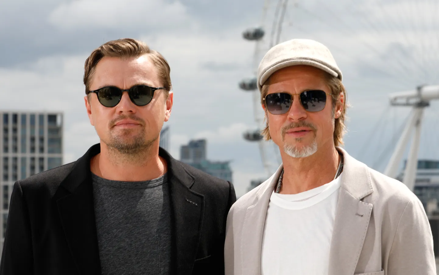 Leonardo DiCaprio ja Brad Pitt Londonis