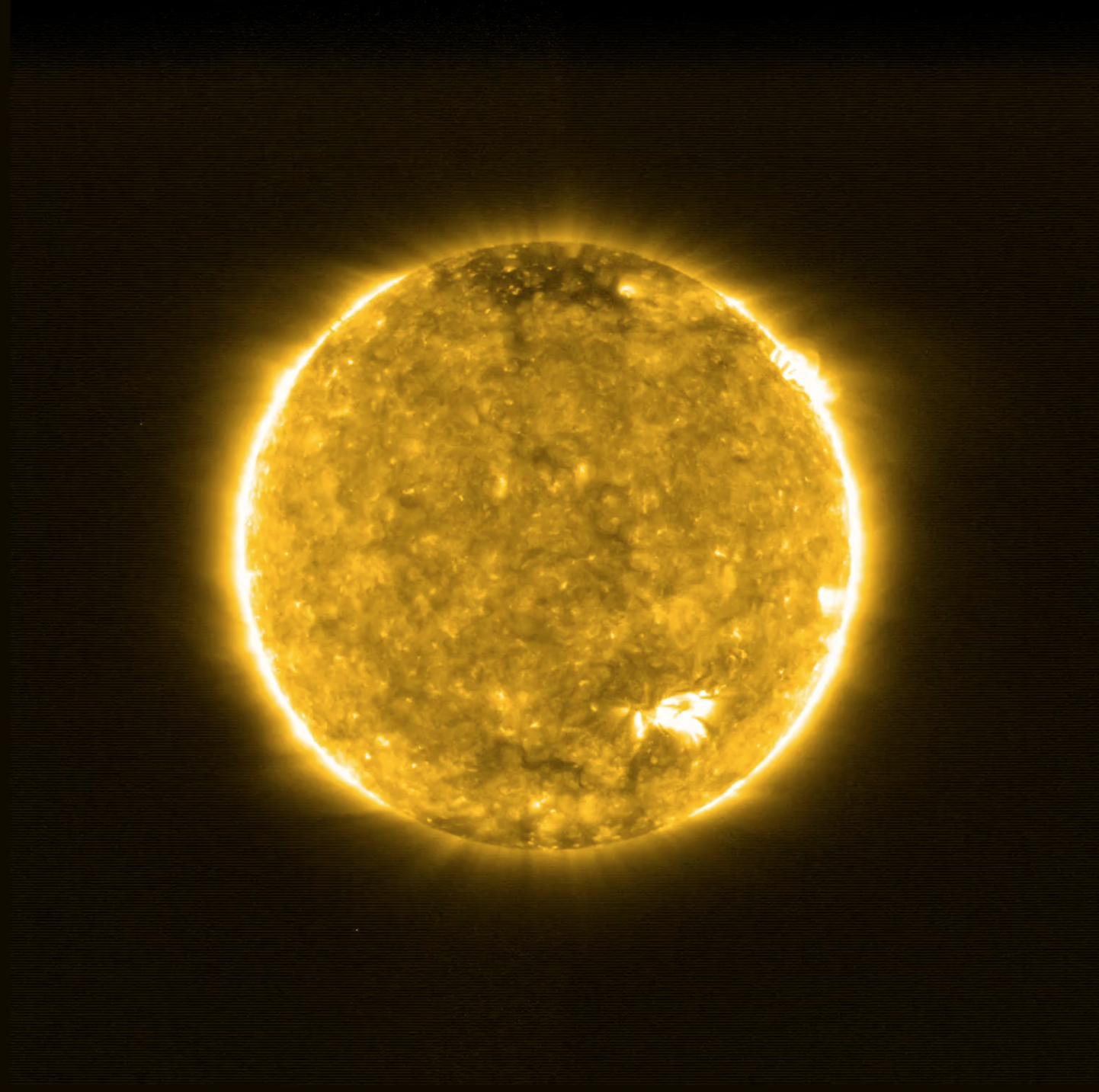 Euroopa Kosmoseagentuuri avaldatud lähivõte Päikesest.