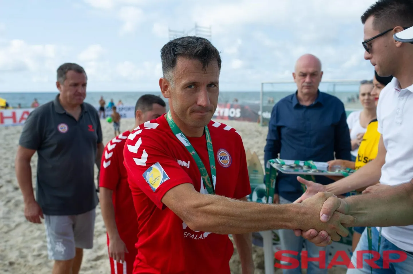 Pärnust pärit rannajalgpallur Aleksei Galkin tuli esimese eestlasena Leedu meistriks.