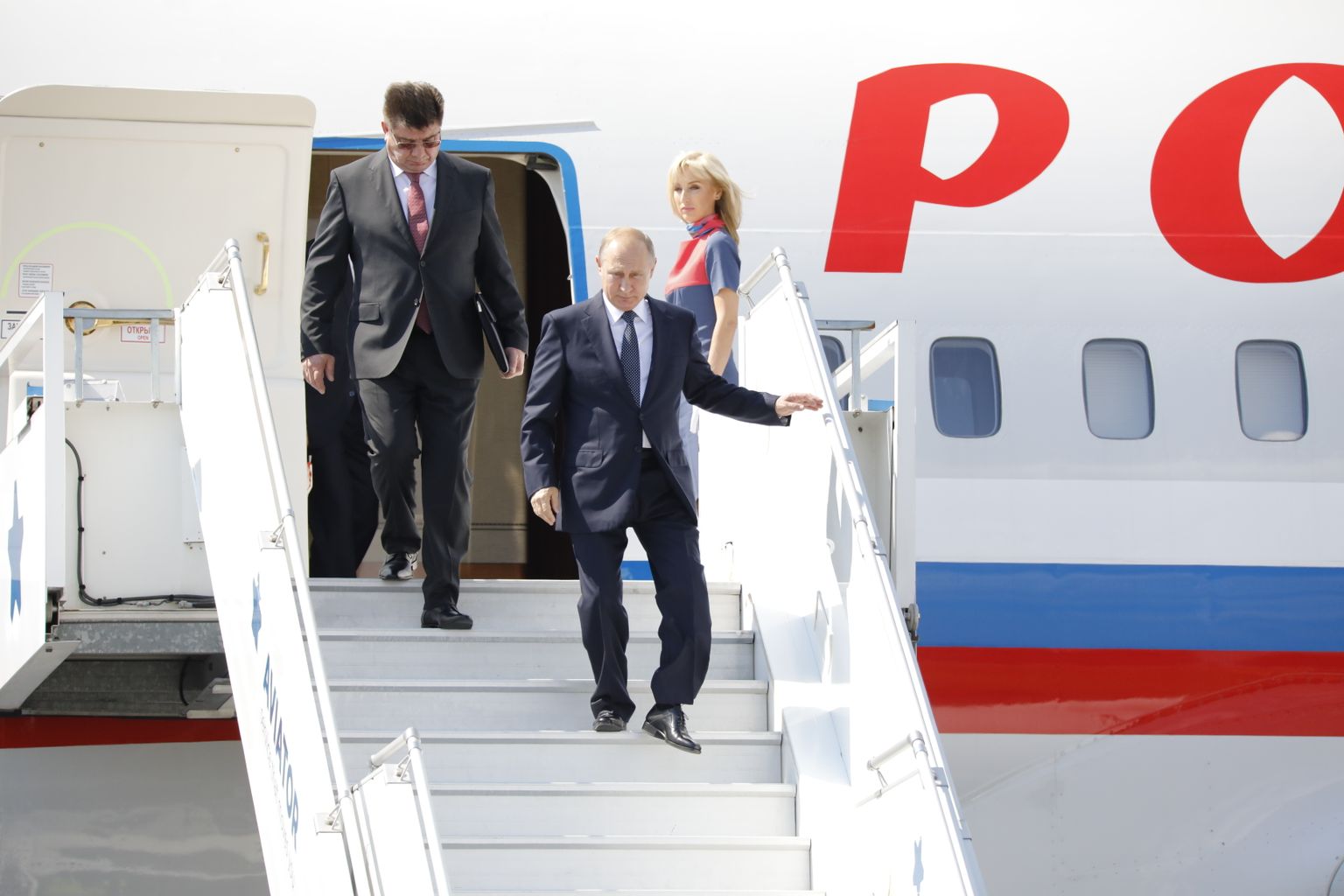 Venemaa president Vladimir Putin Helsingis.