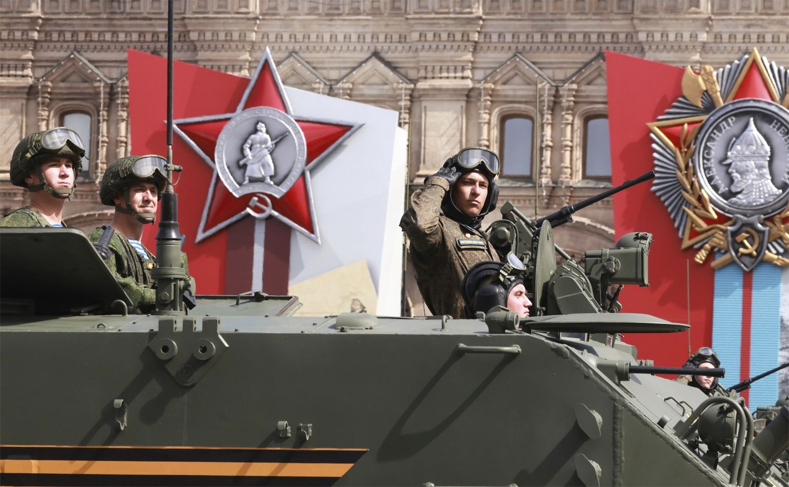 Vene armee Moskvas. Foto on illustratiivne.