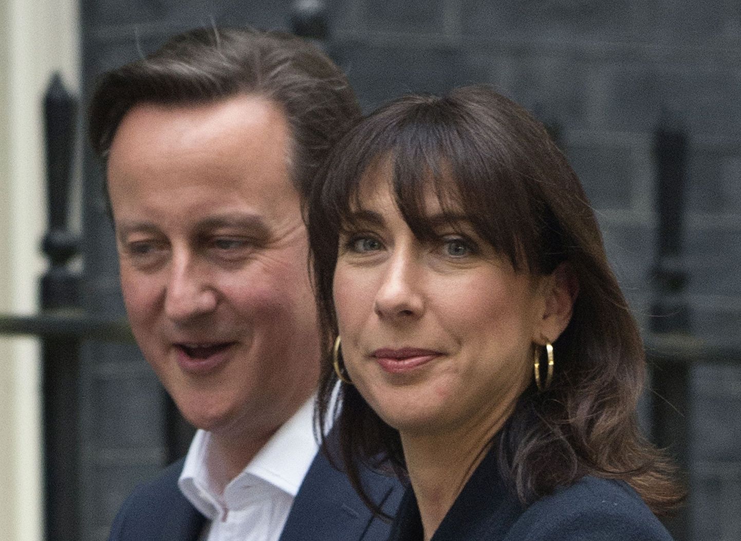 Suurbritannia peaminister David Cameron ja tema abikaasa Samantha.
