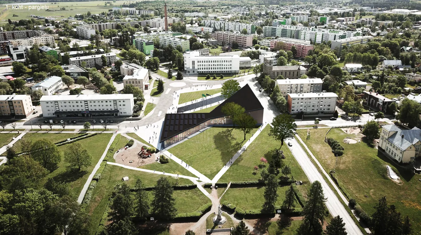 Rakvere riigigümnaasiumi eskiisprojekt.