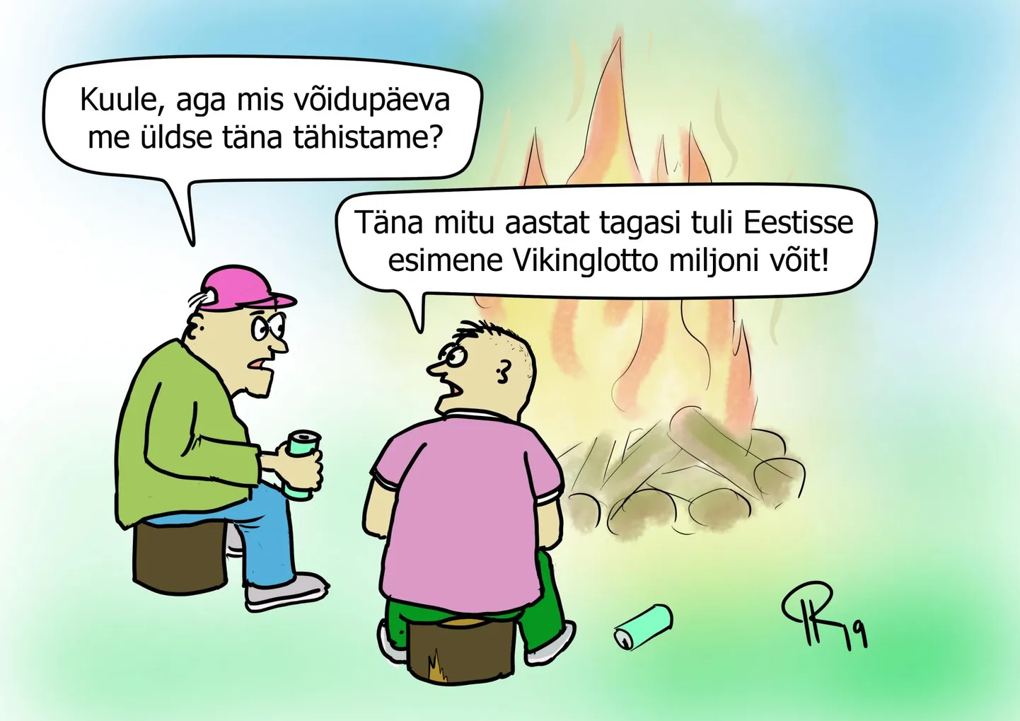 Nädala karikatuur "Võidupüha".