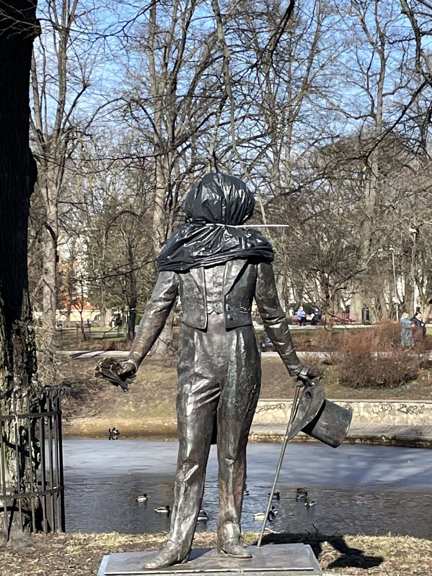 Aleksandra Puškina piemineklis Rīgā.