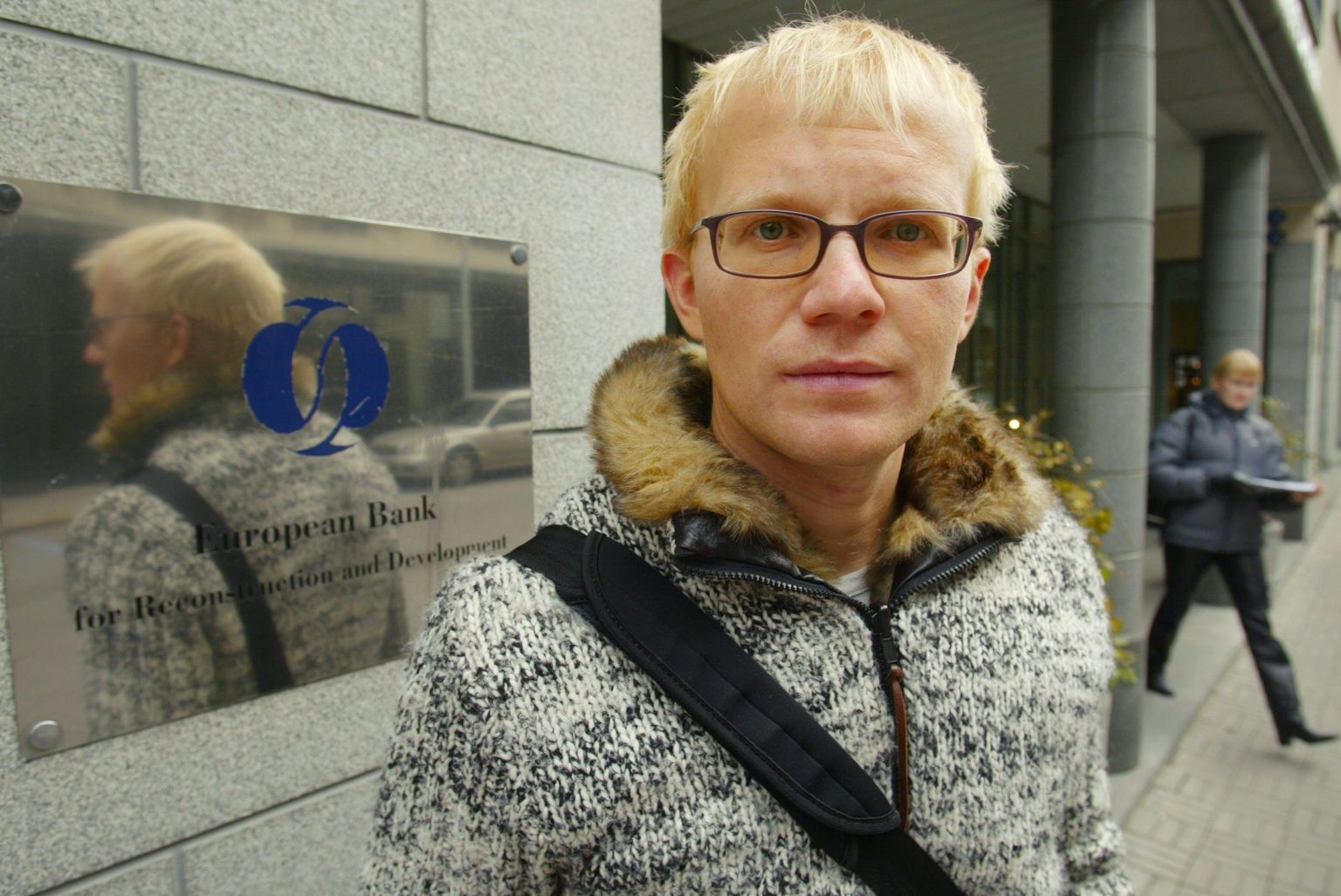 Endine Hansapanga peamaakler Tõnu Pekk poseerimas Postimehe fotograafile viis aastat tagasi, kui asus tööle EBRD-e Moskva esinduses.
