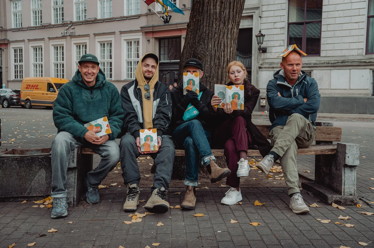 Projekta “Putāns. Toreiz un Tagad” radošā komanda: Gustavo, ansis, Jānis Skutelis, Ūga un Marģeris Zeitmanis.