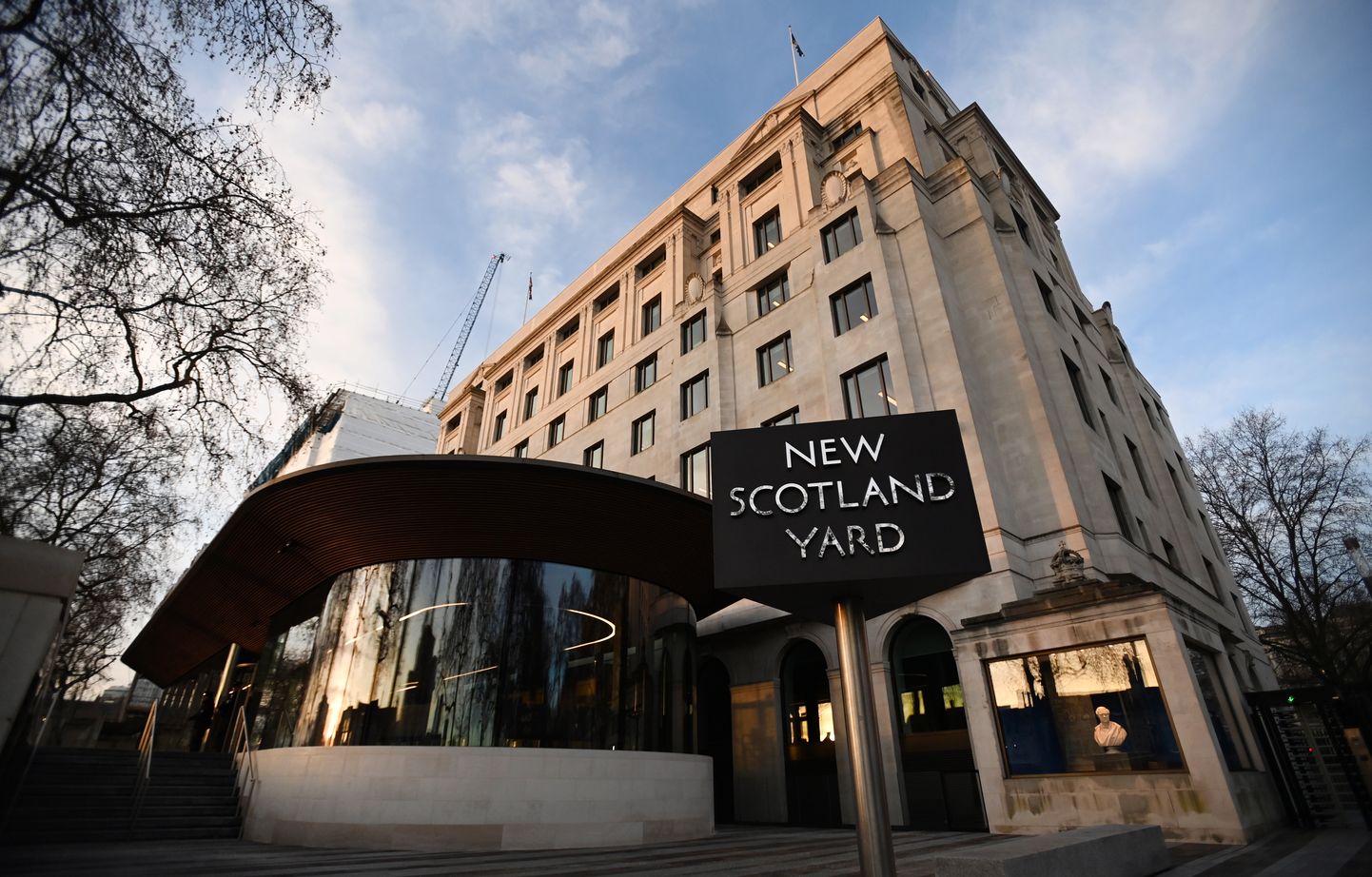 Scotland Yard, London. Foto on illustratiivne.