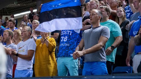 Fännid ei mahu saali ära: Eesti ja Saksamaa mänguks avatakse Saku Suurhallis lisatribüün