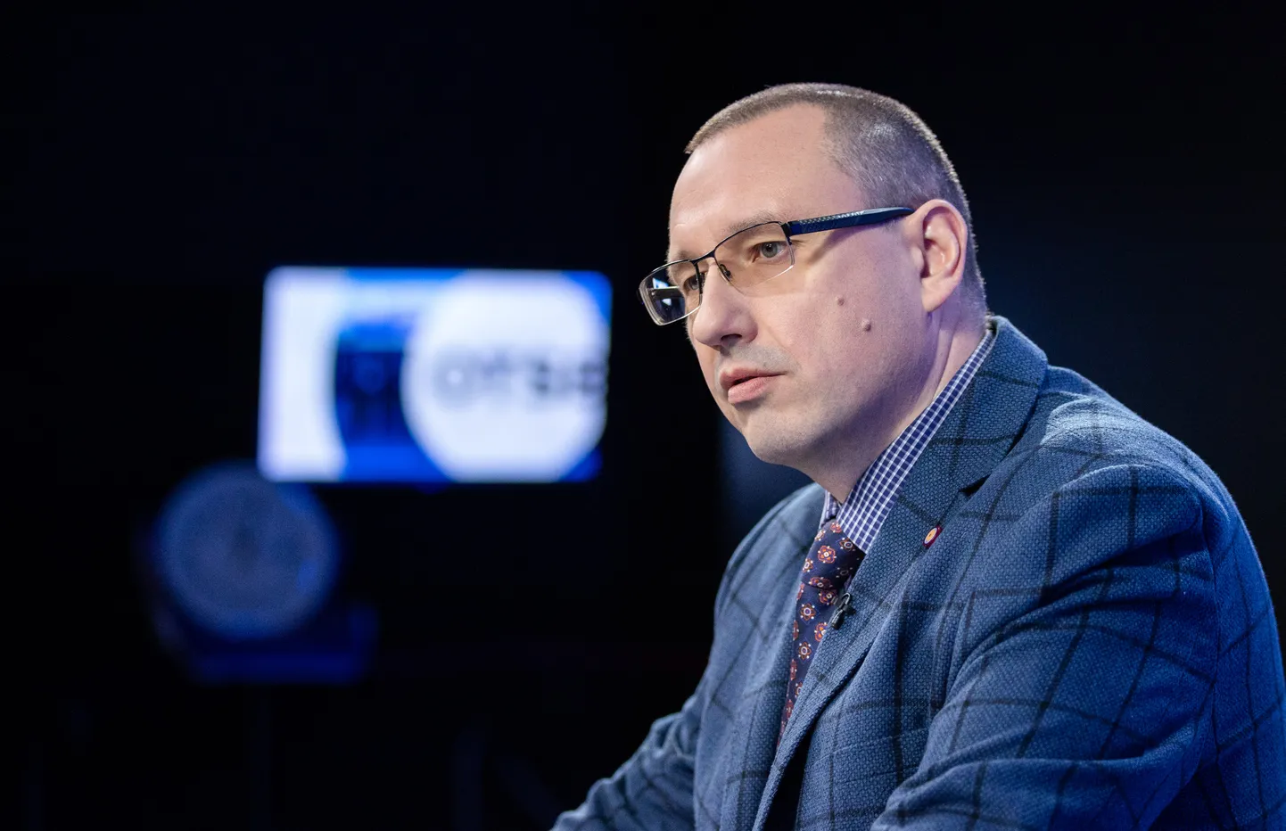 Аркадий Попов в студии Rus.Postimees.