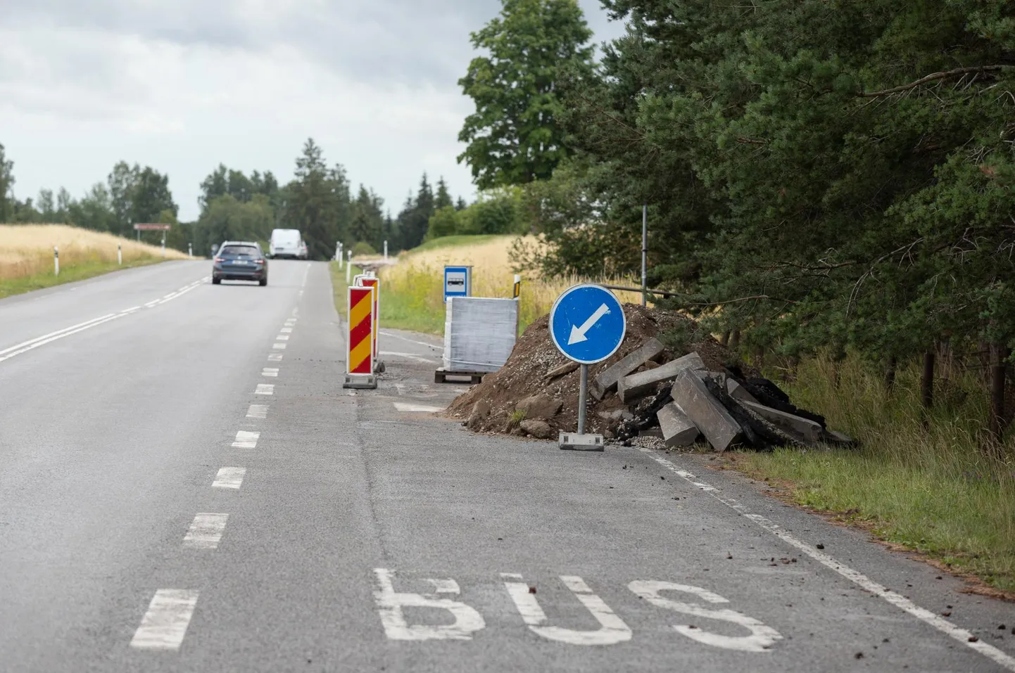 Pahnimäe bussipeatus läbib uuenduskuuri.