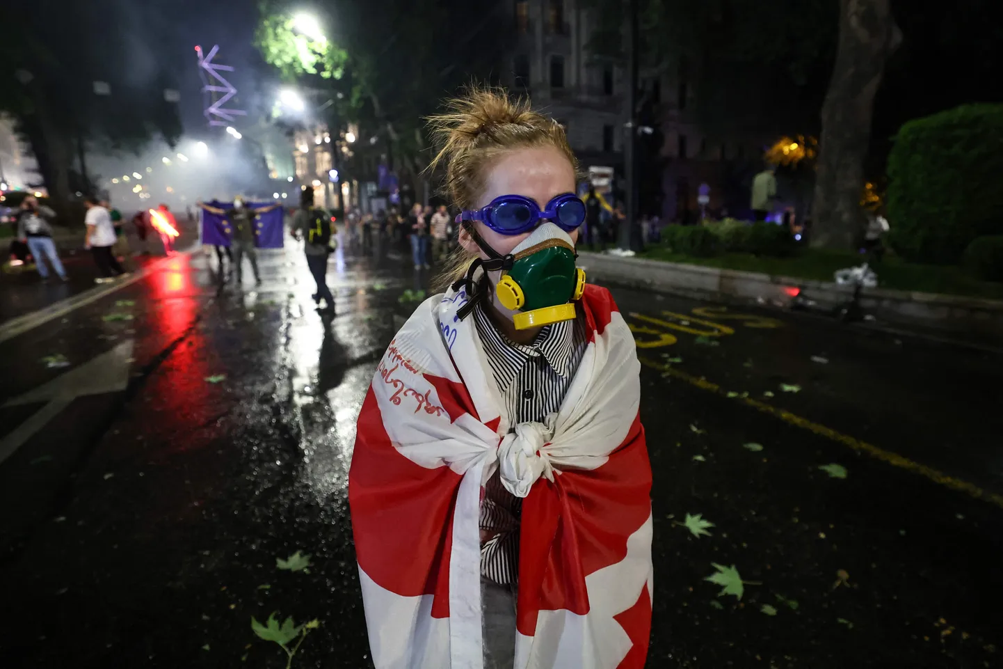 Inimesed on tulnud Tbilisis tänavale, et protestida valitseva partei Gruusia Unistus plaani vastu luua Moskva eeskujul välisagentide seadus. Kuigi grusiinid vajavad sellel teekonnal tuge, sõltub Gruusia tulevik ikkagi eelkõige neist endist. (AFP)