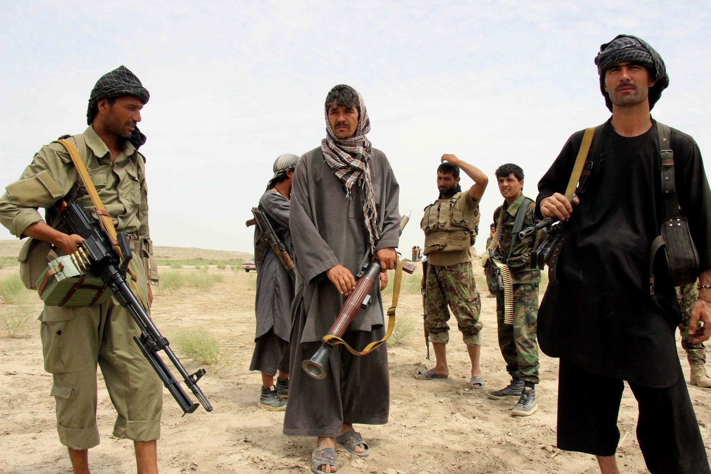 Talibani vastased sõdurid Kunduzi provintsis