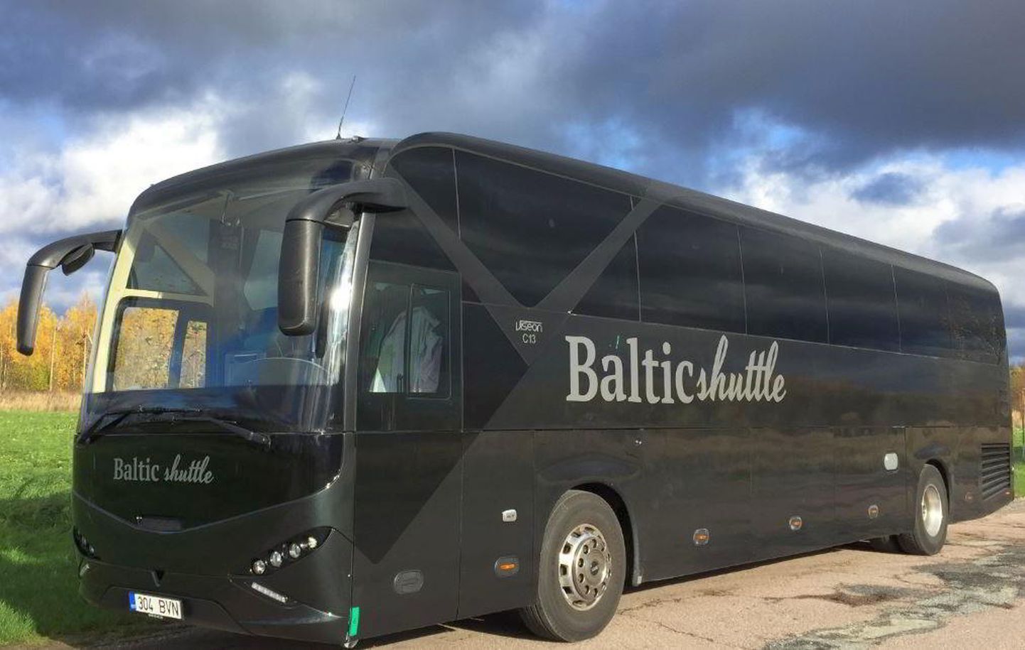 Tallinna ja Peterburi vahet sõitva Baltic Shuttle'i buss.