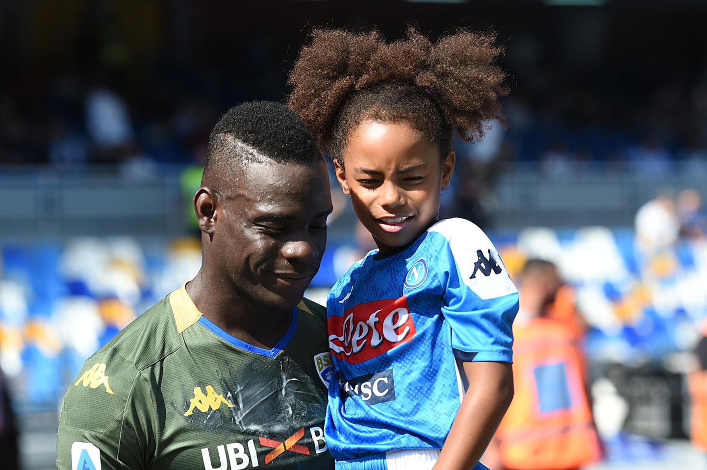 Balotelli koos Napoli särki kandva tütrega
