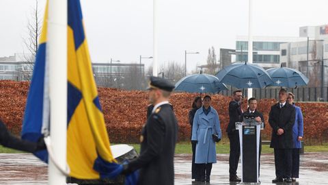 Kristersson on valmis lubama sõjaajal Rootsi pinnale tuumarelvi